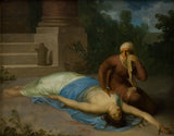 尼古拉-阿比尔加德-垂死的梅萨琳娜和她母亲艺术印刷品美术复制品墙艺术 id-aapvygm4m