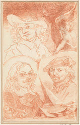 jacob-houbraken-1708-portrætter-af-leonard-bramer-jan-davidsz-de-heem-and-art-print-fine-art-reproduction-wall-art-id-aapzru0h9