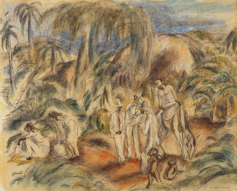 jules-pascin-figures-in-tropical-landscape-art-print-fine-art-reproduction-wall-art-id-aaqc2zhsr