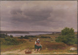 克里斯托弗·威廉·埃克斯贝格-1833-弗雷湖维耶夫-鲁德斯达尔-北西兰-艺术印刷品-精美艺术-复制品-墙艺术-id-aarq83hye