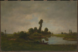 Theodore-Rousseau-a-River-Landscape-Art-Print-Fine-Art-Reprodução-Wall-Art-Id-Aarvf3kbr