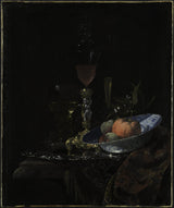 威廉卡爾夫-1663-酒杯和一碗水果藝術印刷品美術複製品牆藝術 id-aasma3bbe
