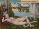 卢卡斯·克拉纳赫（Lucas-Cranach）于1545年春季的若虫，春天的艺术印刷精美的艺术复制品-墙-艺术-id-aasmax0hg
