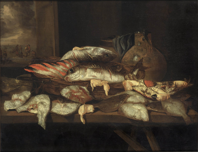 abraham-van-beijeren-still-life-with-halibut-and-other-fish-art-print-fine-art-reproduction-wall-art-id-aatu38dc1