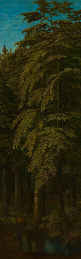gerard-david-1505-pohlad-v-lese-vonkajšie-pravé krídlo-triptychu-umelecká-tlač-výtvarná-umelecká-reprodukcia-nástenného-art-id-aatusepnb