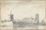 desconhecido-1647-view-of-dordrecht-from-the-water-art-print-fine-art-playback-wall-art-id-aau1l0ebi
