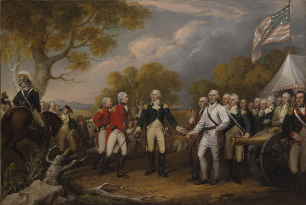 john-trumbull-1822-the-surrender-of-general-burgoyne-at-saratoga-october-16-1777-art-print-fine-art-reproduction-wall-art-id-aaubgoxpv