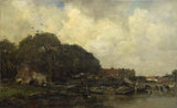 jacob-maris-1870-havengezicht-art-ebipụta-fine-art-mmeputa-wall-art-id-aaubwb7d4