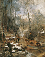 에밀 야콥 쉰들러 1884년 2월 분위기 이른 봄 비엔나 숲 예술 인쇄 미술 복제 벽 예술 ID aawXNUMXjbert