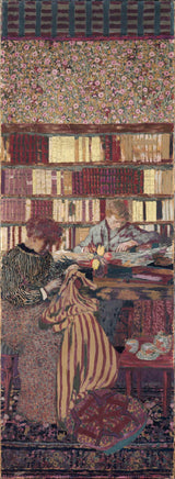edouard-vuillard-1896-likovi-u-u-unutrašnjosti-umjetničko djelo-print-fine-art-reproduction-wall-art