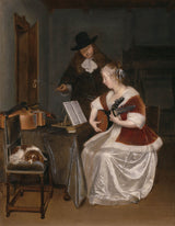 geraerd-ter-borch-1675-musikk-leksjonen-kunsttrykk-fin-kunst-reproduksjon-veggkunst-id-aawmcqaf3