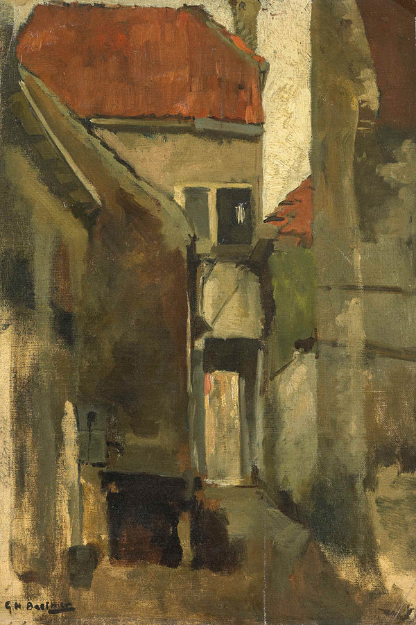 george-hendrik-breitner-1880-neighborhood-street-in-rijswijk-near-the-hague-art-print-fine-art-reproduction-wall-art-id-aawmxn6we