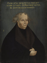 盧卡斯·克拉納赫長老 18 世紀漢斯·路德肖像藝術版畫美術複製品牆藝術 id-aawvotedh