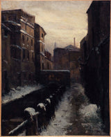 germain-eugene-bonneton-1900-view-of-the-bievre-ngõ-gobelins-snow-effect-art-print-fine-art-reproduction-wall-art