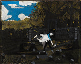 horace-pippin-1934-abraham-lincoln-og-hans-faren-bygger-hytta-på-pigeon-creek-art-print-fine-art-reproduction-wall-art-id-aayd27igi