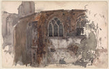 willem-anthonie-van-deventer-1834-ruïnes-van-een-kerk-kunstprint-beeldende-kunst-reproductie-muurkunst-id-aaynom7sj