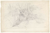 Camille-Писаро-1840-група-дърво с корени--надземни-арт-печатащата фино арт-възпроизвеждане стена на техниката-ID-ab07zlcm9