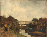 jacob-maris-1878-osisi-bridge-gafere-a-canal-at-rijswijk-art-ebipụta-fine-art-mmeputa-wall-art-id-ab11ezg5g