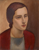 Raymond-Mcintyre-1922-hoofd-van-een-meisje-kunstprint-fine-art-reproductie-muurkunst-id-ab30b94nk