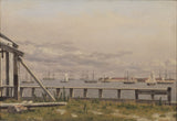 克里斯托弗·威廉·埃克斯伯格-1825-从哥本哈根石灰窑观看艺术印刷品美术复制品墙艺术 id-ab3thhhw9