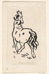 leo-gestel-1891-從後面看到的馬-藝術印刷品美術複製品牆藝術 id-ab5rwrdql