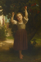 William-Adolphe-Bouguereau-1871-the-cherry-zberač-art-print-fine-art-reprodukčnej-wall-art-id-ab7q8nkxa