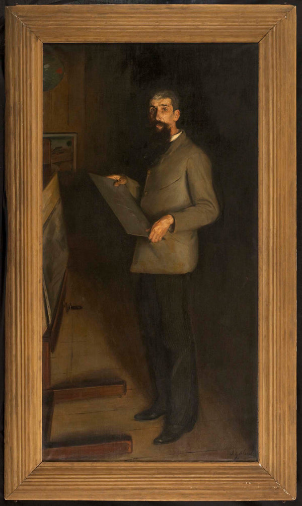 jacques-emile-blanche-1889-portrait-of-henri-guerard-art-print-fine-art-reproduction-wall-art