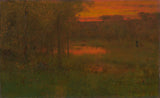 乔治英尼斯 1889 年风景日落艺术印刷美术复制墙艺术 id-ab8idzcnv