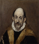 el-greco-1595肖像，一个老人打印艺术精细的艺术复制品墙艺术id-ab9w5nuwo