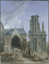 hubert-robert-1804-the-church-demolition-in-feuillant-art-print-fine-art-reproduction-wall-art