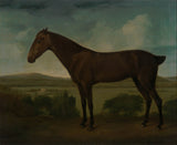 ukendt-1785-brun-hest-i-et-bakket-landskab-kunsttryk-fin-kunst-reproduktion-vægkunst-id-abaz8rndg