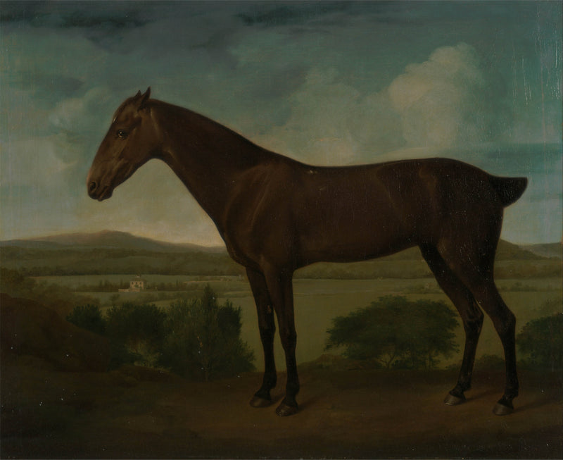 unknown-1785-brown-horse-in-a-hilly-landscape-art-print-fine-art-reproduction-wall-art-id-abaz8rndg