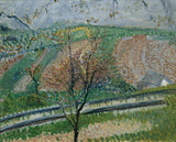 理查德-格斯特爾-1907-通往卡倫伯格藝術印刷品美術複製品牆藝術 id-abb1rgzdd 的齒輪鐵路路線