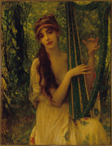 Ernest-Hebert-1882-the-music-agathe-calmel-art-print-art-art-reproduction-wall-art