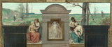 francois-alfred-delobbe-1883-náčrt-pre-radnicu-15.-rodinnej-umeleckej-tlače-výtvarnej-umeleckej-reprodukcie-steny-umenie