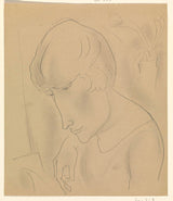 leo-gestel-1891-list-skica-portret-žene-umjetnička-štampa-fine-umjetnička-reprodukcija-zidna-umjetnička-id-abbs4x527
