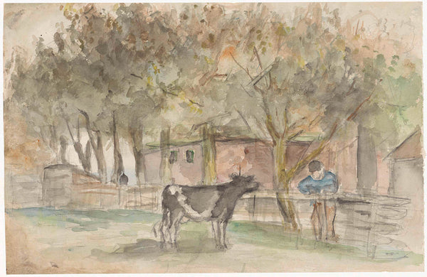 jozef-israels-1834-landscape-with-a-cow-and-a-farmer-art-print-fine-art-reproduction-wall-art-id-abco0johu