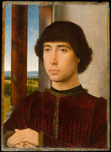Ханс-мемлинг-1472-портрет-на-млад човек-уметност-принт-фина-уметност-репродукција-ѕид-арт-id-abdgmzcwt