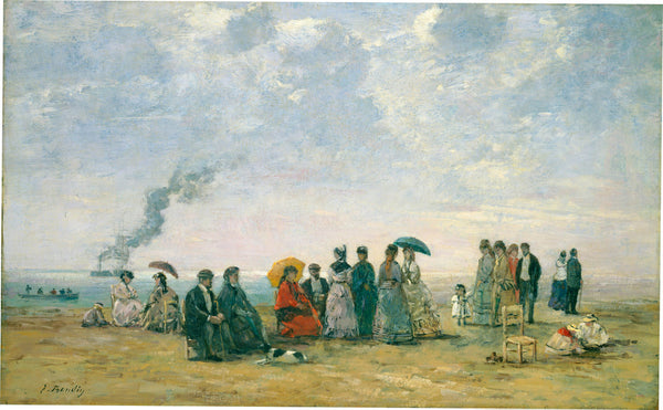 eugene-boudin-1870-figures-on-the-beach-art-print-fine-art-reproduction-wall-art-id-abeeu185t
