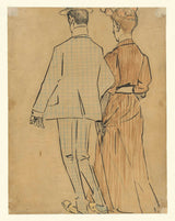leo-gestel-1891-casal-passeando-visto-por-atrás-impressão-de-arte-reprodução-de-belas-artes-arte-de-parede-id-abgs0fgee