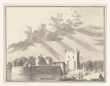 未知的1720年，贝特施泰因城堡在维亚宁的艺术印刷精美的艺术复制品墙艺术id abhgrrvqd