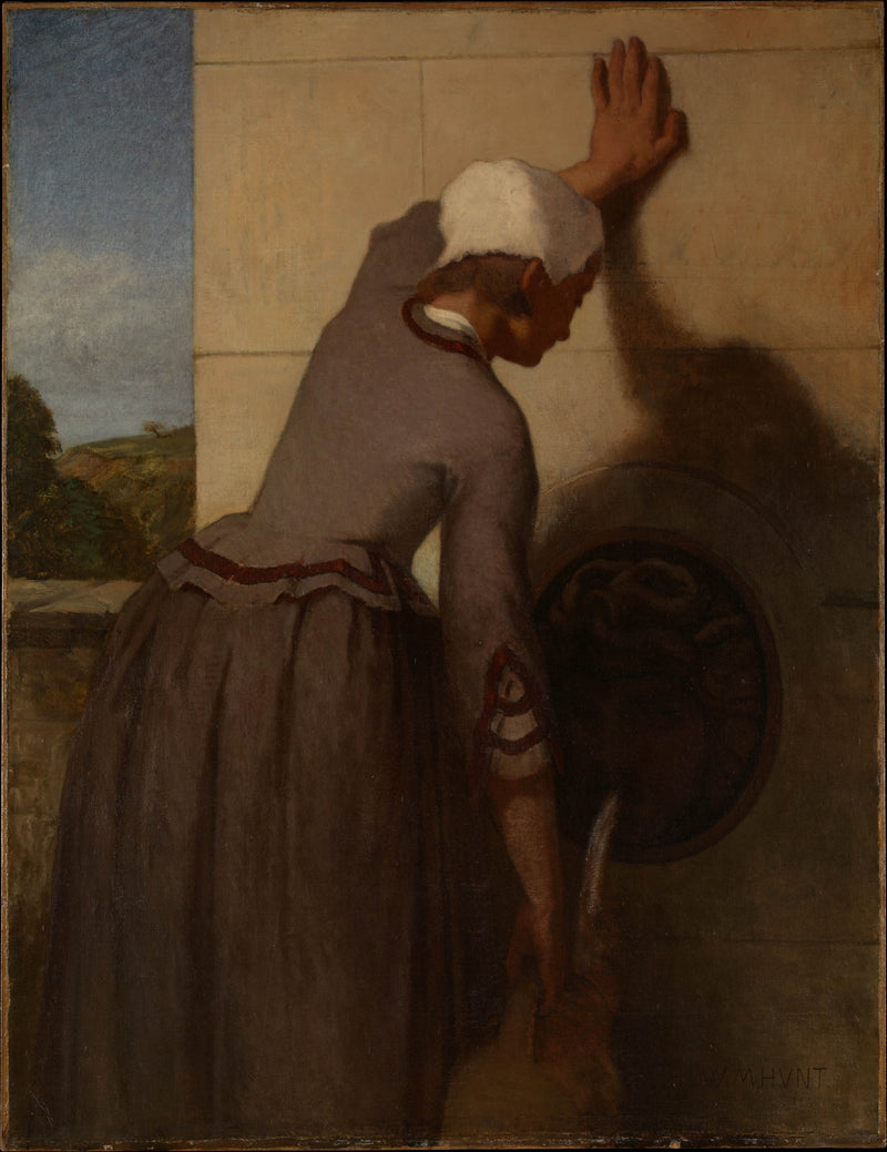 william-morris-hunt-1852-girl-at-the-fountain-art-print-fine-art-reproduction-wall-art-id-abhnph1hs