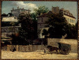 拿破仑约瑟夫贝拉德尔 1864 年蒙马特大街艺术印刷品美术复制品墙壁艺术
