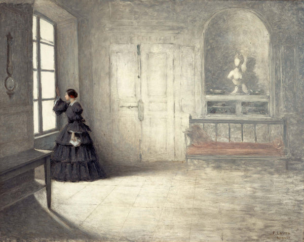 charles-frederic-lauth-the-dining-room-of-george-sand-in-nohant-art-print-fine-art-reproduction-wall-art