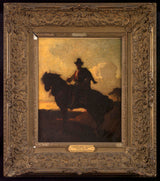 francois-nicolas-chifflart-1855-пастух-на-конях-у-сельскай мясцовасці-рыма-art-print-fine-art-reproduction-wall-art