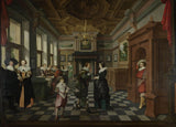 dirck-van-delen-1630-en-syv-delt-dekorativ-sekvens-en-interiør-kunst-print-fine-art-reproduction-wall-art-id-abkpfy43y