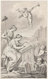 雅各布斯-購買-1783-歷史-在桌子上寫作-帶有藝術印刷品精美藝術複製品牆藝術ID-abkpt5sgj