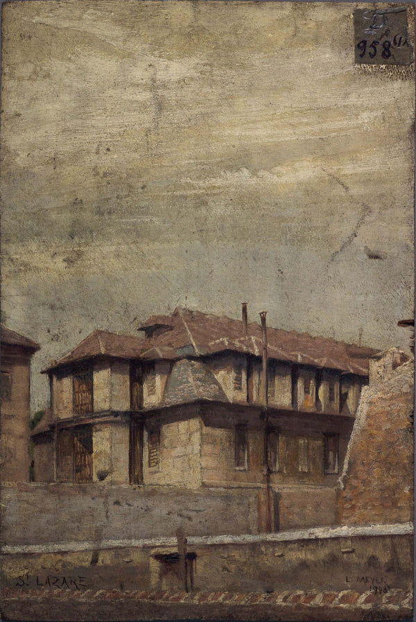 lazar-meyer-1908-the-prison-saint-lazare-art-print-fine-art-reproduction-wall-art