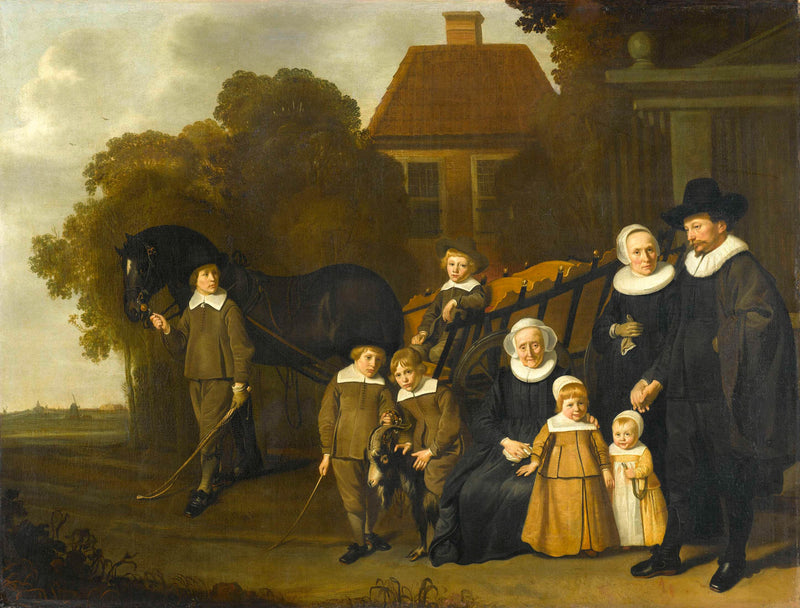 unknown-1640-group-portrait-of-the-meebeeck-cruywagen-family-art-print-fine-art-reproduction-wall-art-id-ablck4caz