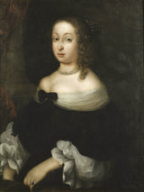 nicolas-vallari-hedvig-eleonora-1636-1715-koningin-van-Swede-prinses-van-holstein-gottorp-kuns-druk-fyn-kuns-reproduksie-muurkuns-id-ablcztstf